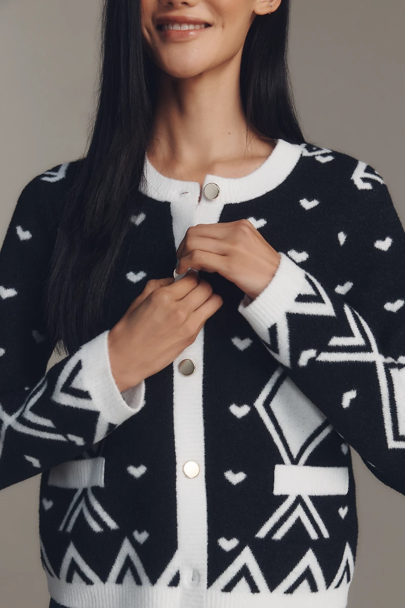 NVLT Argyle Knit Lady Jacket