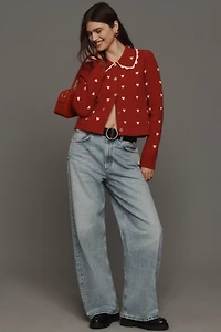 NVLT Heart Icon Knit Jacket