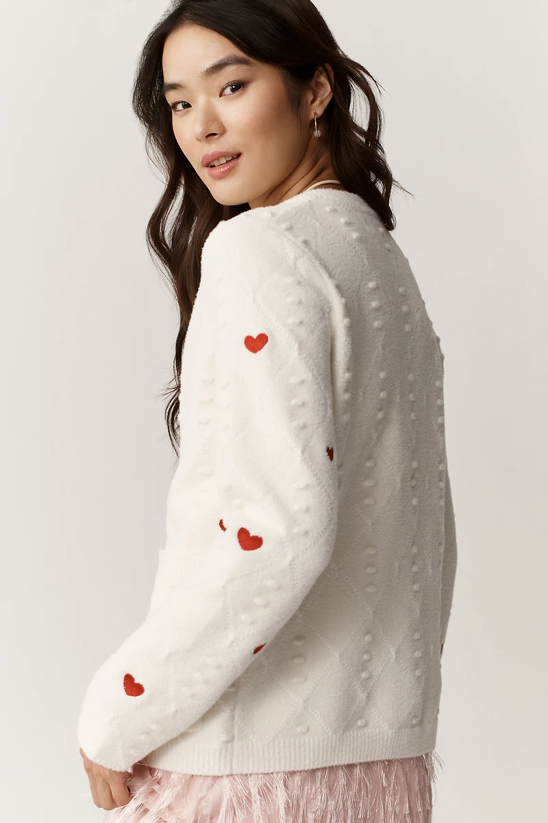 NVLT Heart Knit Jacket