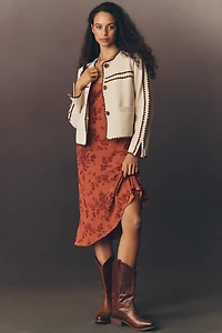 NVLT Knit Crochet Trim Lady Jacket