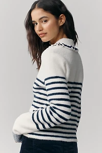 NVLT Striped Knit Jacket
