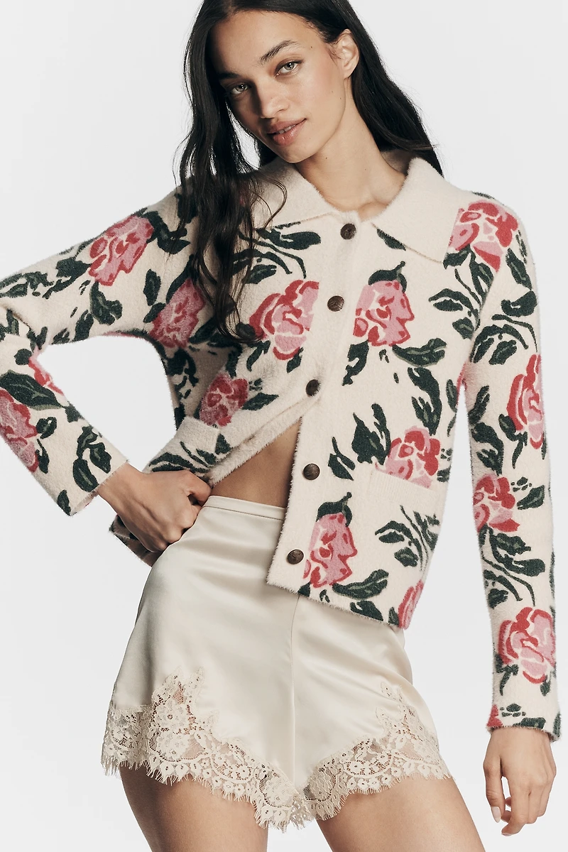 NVLT Knit Floral Jacket