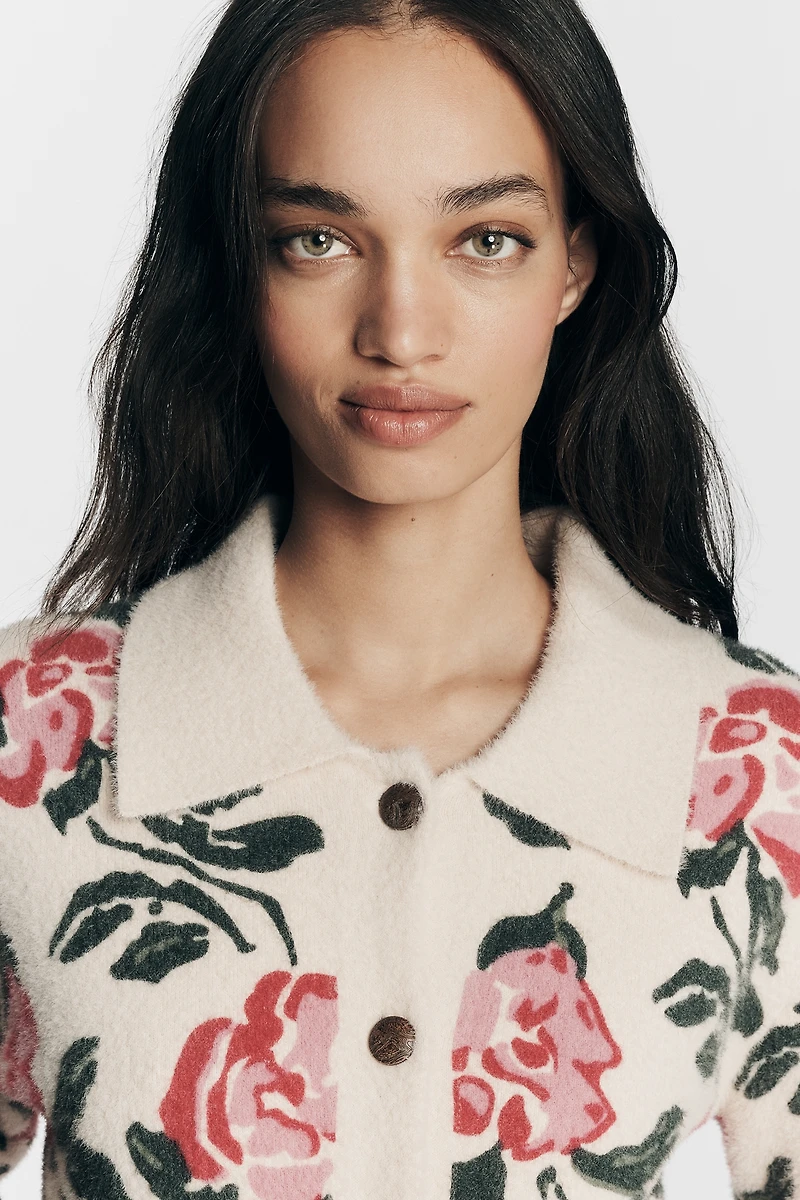 NVLT Knit Floral Jacket