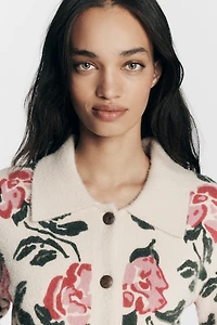 NVLT Knit Floral Jacket