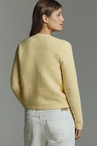 NVLT Knit Double-Breasted Lady Jacket
