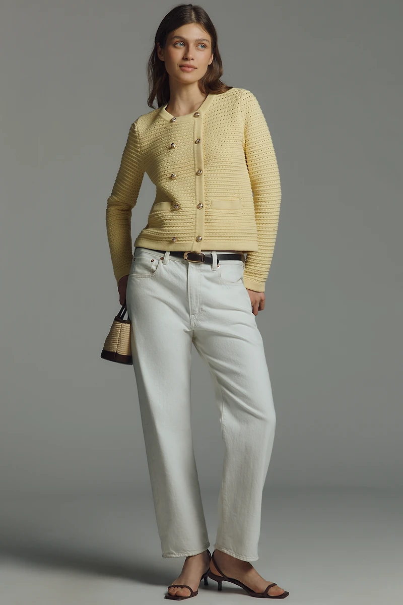 NVLT Knit Double-Breasted Lady Jacket