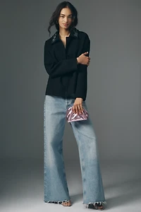 NVLT Embellished Sequin Collar Jacket