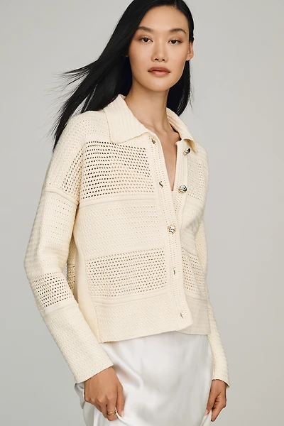 NVLT Knit Collared jacket
