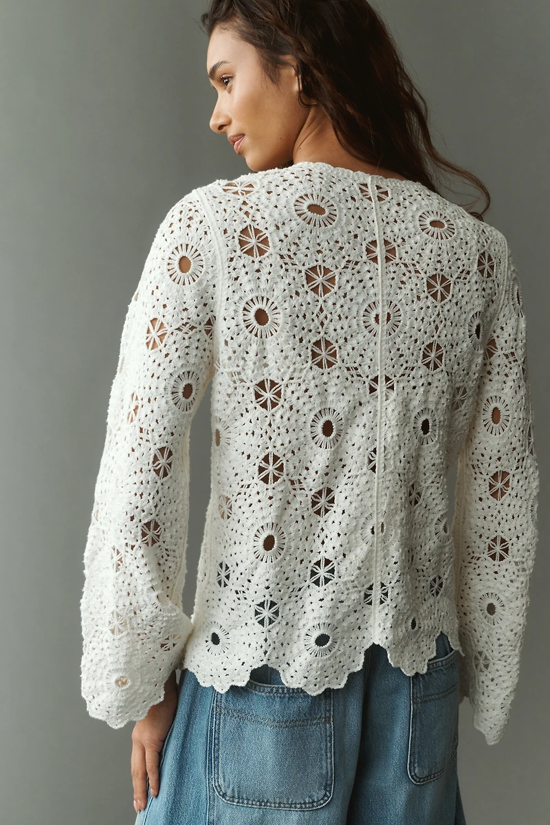NVLT Crochet Knit Jacket
