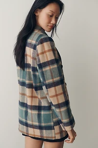 NVLT Plaid Double-Breasted Blazer