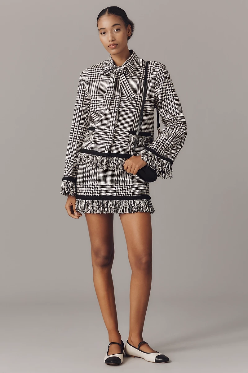 Hope for Flowers by Tracy Reese Fringe Bow Jacket