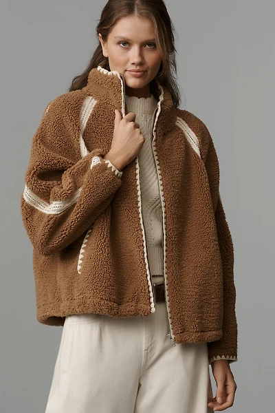 UGG® Nikia UGGfluff Crochet Fleece Jacket