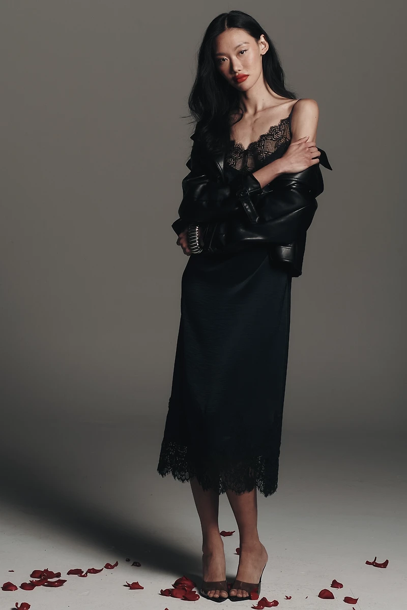 The Weston Faux Leather Boyfriend Jacket by Pilcro