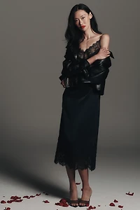 The Weston Faux Leather Boyfriend Jacket by Pilcro