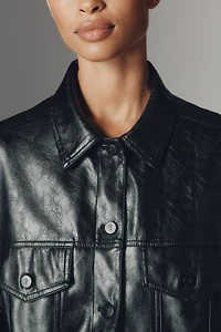 The Weston Boyfriend Jacket by Pilcro: Faux Leather Edition