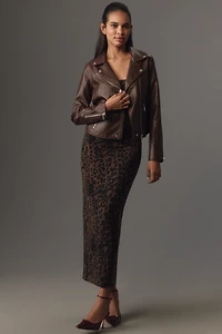 The Saige Faux Leather Moto Jacket