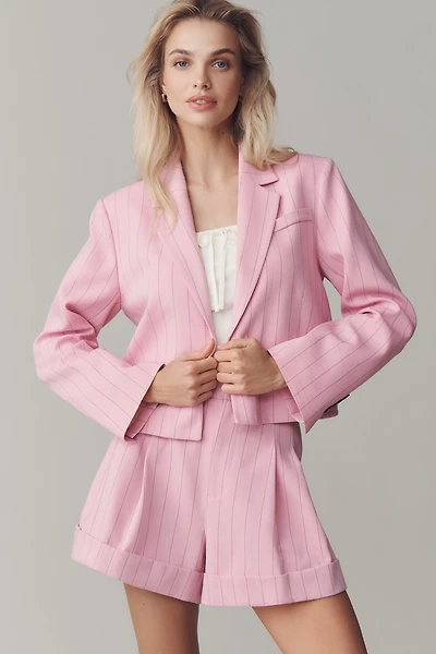 Maeve Crop Boxy Blazer