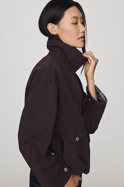 Pilcro Duncan Funnel-Neck Utility Jacket
