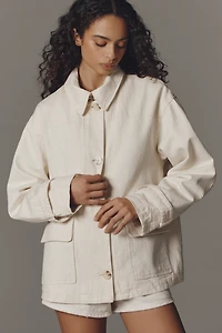 Maeve Sailor Collar Cotton Trench Coat