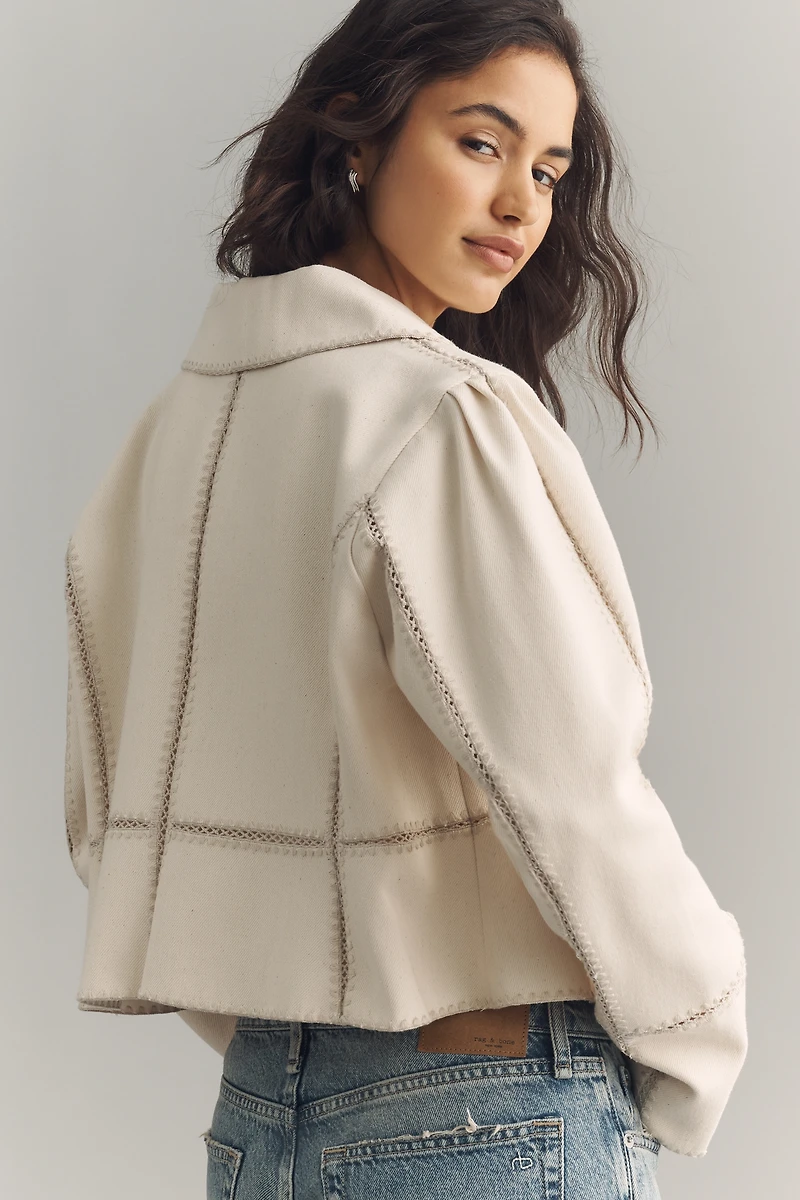 Freya Stitched Zip-Up Jacket
