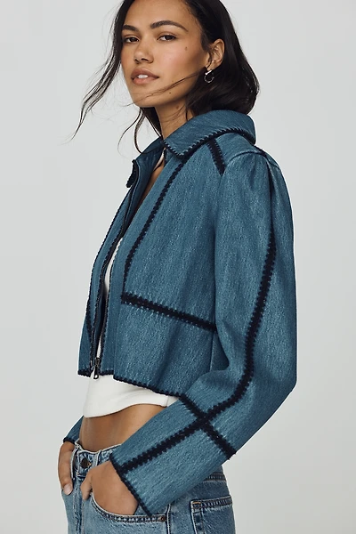 Freya Stitched Zip-Up Jacket
