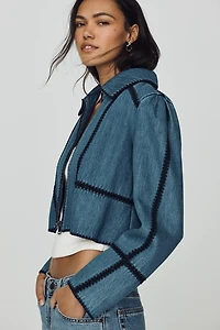 Freya Stitched Zip-Up Jacket