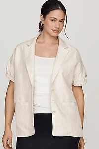 Maeve Puff-Sleeve Blazer