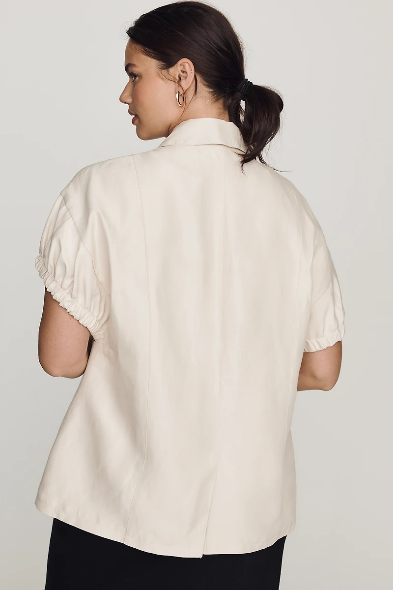 Maeve Puff-Sleeve Blazer