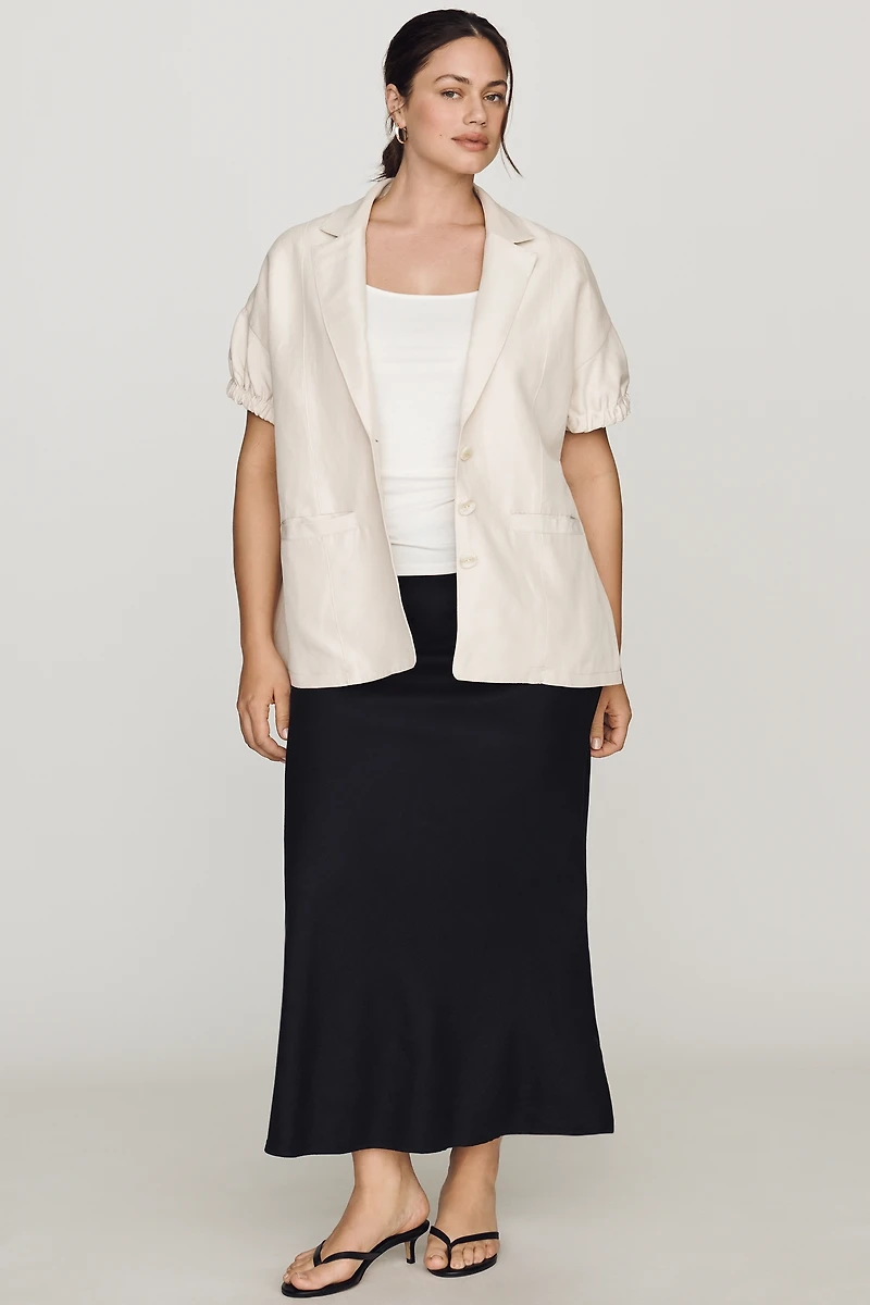 Maeve Puff-Sleeve Blazer