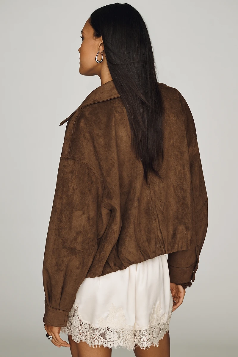 Maeve Imara Funnel-Neck Jacket