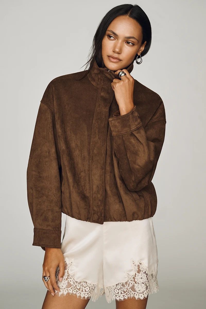 Maeve Imara Funnel-Neck Jacket