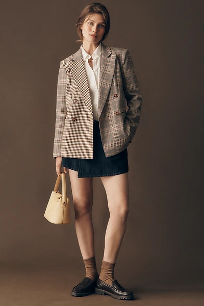 Maeve Multi-Print Blazer