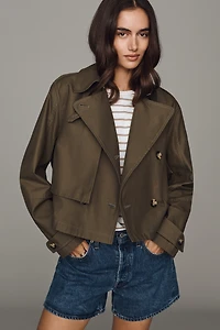 rag & bone Jamie Cropped Trench Jacket