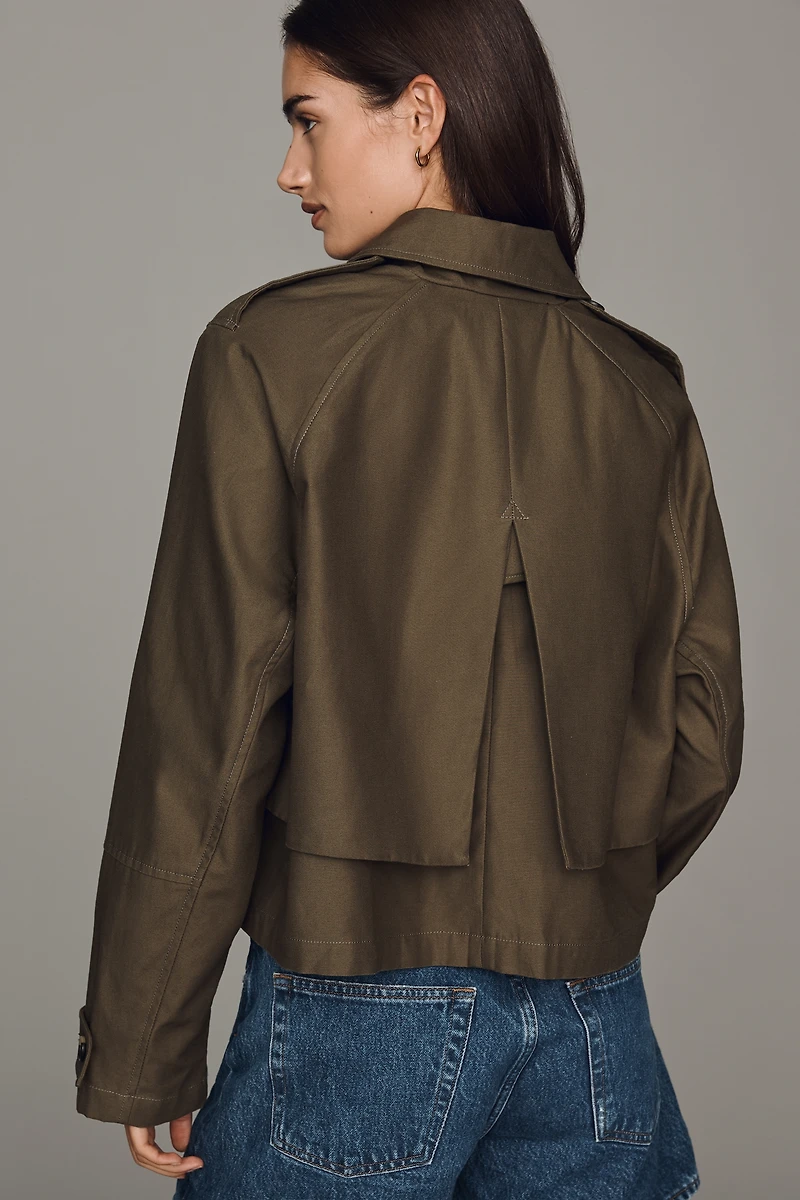 rag & bone Jamie Cropped Trench Jacket