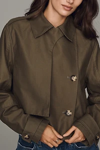 rag & bone Jamie Cropped Trench Jacket