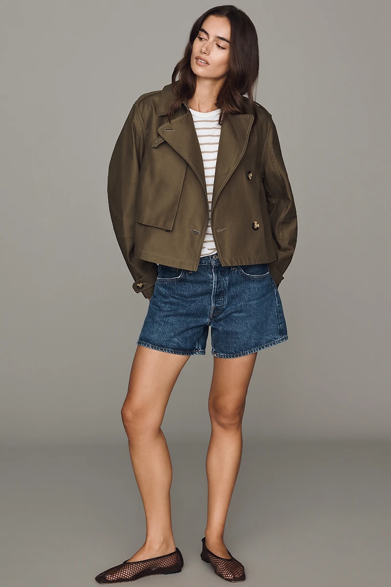 rag & bone Jamie Cropped Trench Jacket