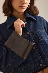 Pilcro Cuffed Crop Denim Jacket