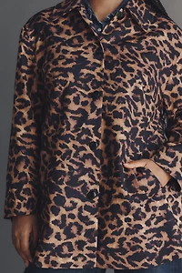 Eloquii Plus Leopard Jacket