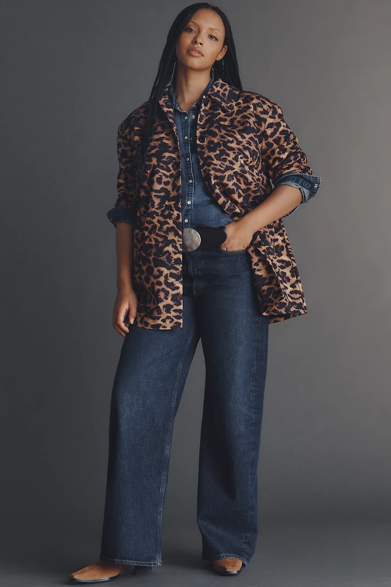 Eloquii Plus Leopard Jacket