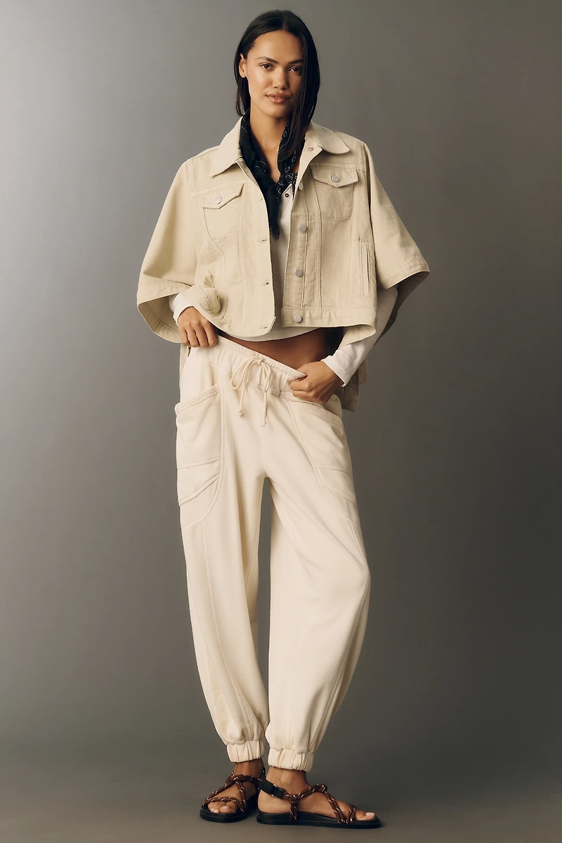 Weston Regenerative Cotton Denim Cape Jacket by Pilcro