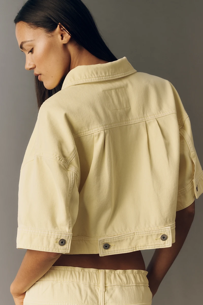 Pilcro Regenerative Cotton Cropped Denim Jacket