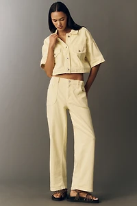 Pilcro Regenerative Cotton Cropped Denim Jacket