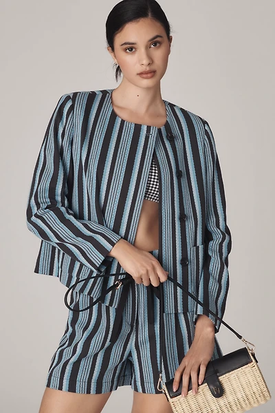Scotch & Soda Textured Stripe Blazer