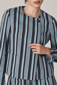 Scotch & Soda Textured Stripe Blazer