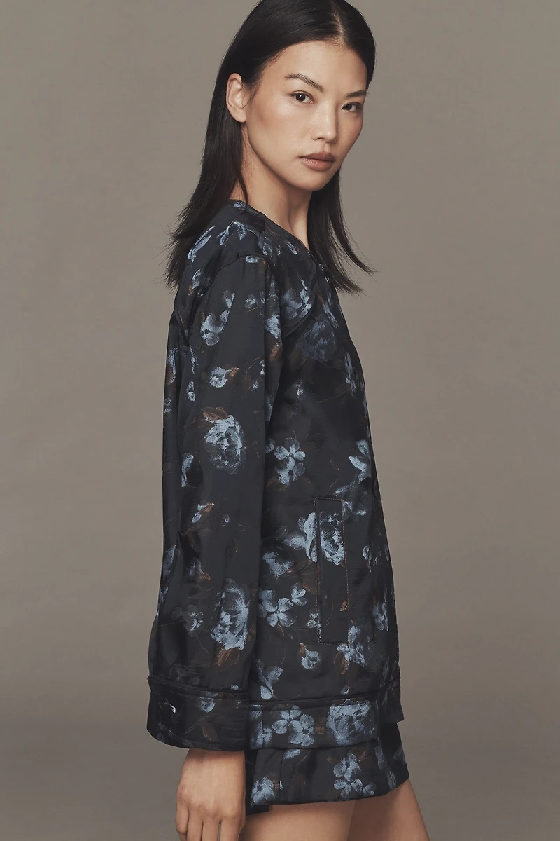 By Anthropologie Brocade Jacket