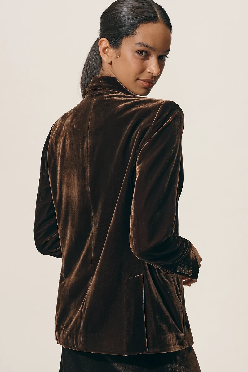 The Tessie Blazer by Maeve: Velvet Edition