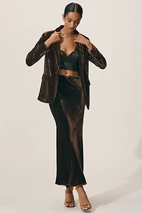 The Tessie Blazer by Maeve: Velvet Edition