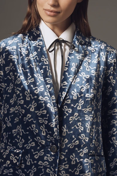 The Tessie Blazer by Maeve: Velvet Edition