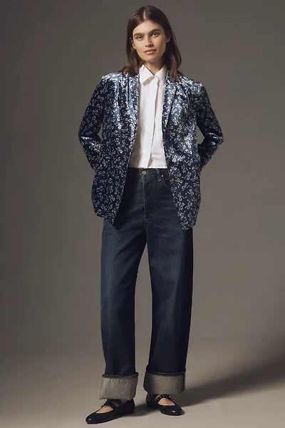 The Tessie Blazer by Maeve: Velvet Edition