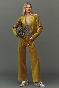 Maeve Cropped Tuxedo Blazer